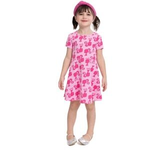 Barbie Toddler Girl Print Skater Dress